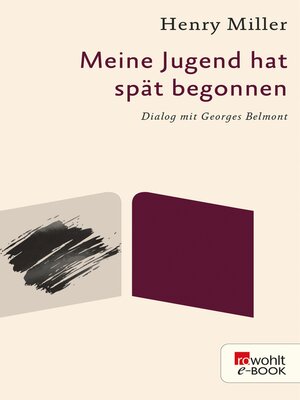 cover image of Meine Jugend hat spät begonnen